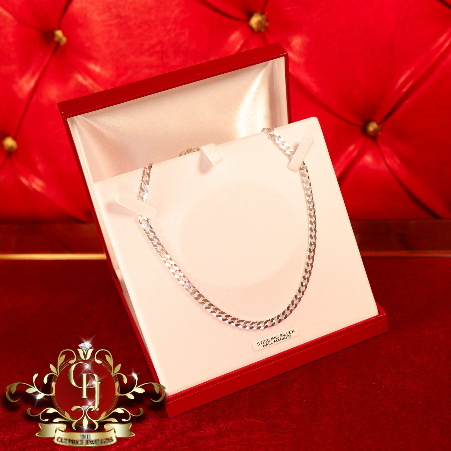 Sterling Silver Flat Curb Chain | The Cut Price Jewellers