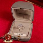 10ct White Gold Ring with 0.2ct Genuine Diamonds