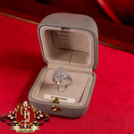 14ct White Gold Ring with 1ct Genuine Diamonds
