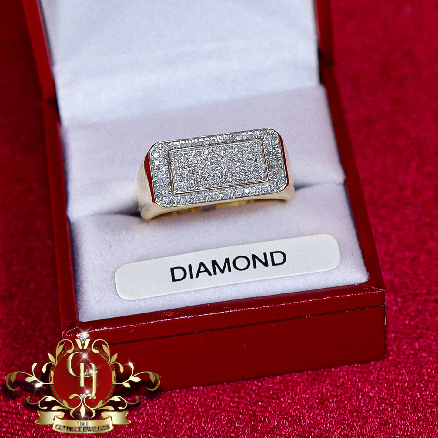 10ct Gold Ring with 1ct Genuine Diamonds | The Cut Price Jewellers