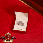 14ct White Gold Ring with 1ct Genuine Diamonds
