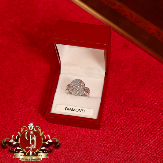 14ct White Gold Ring with 1ct Genuine Diamonds | The Cut Price Jewellers
