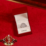 14ct White Gold Ring with 2.5ct Genuine Diamonds