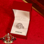 14ct White Gold Ring with 2.5ct Genuine Diamonds