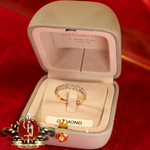 14ct Gold Ring with 1ct Genuine Diamonds