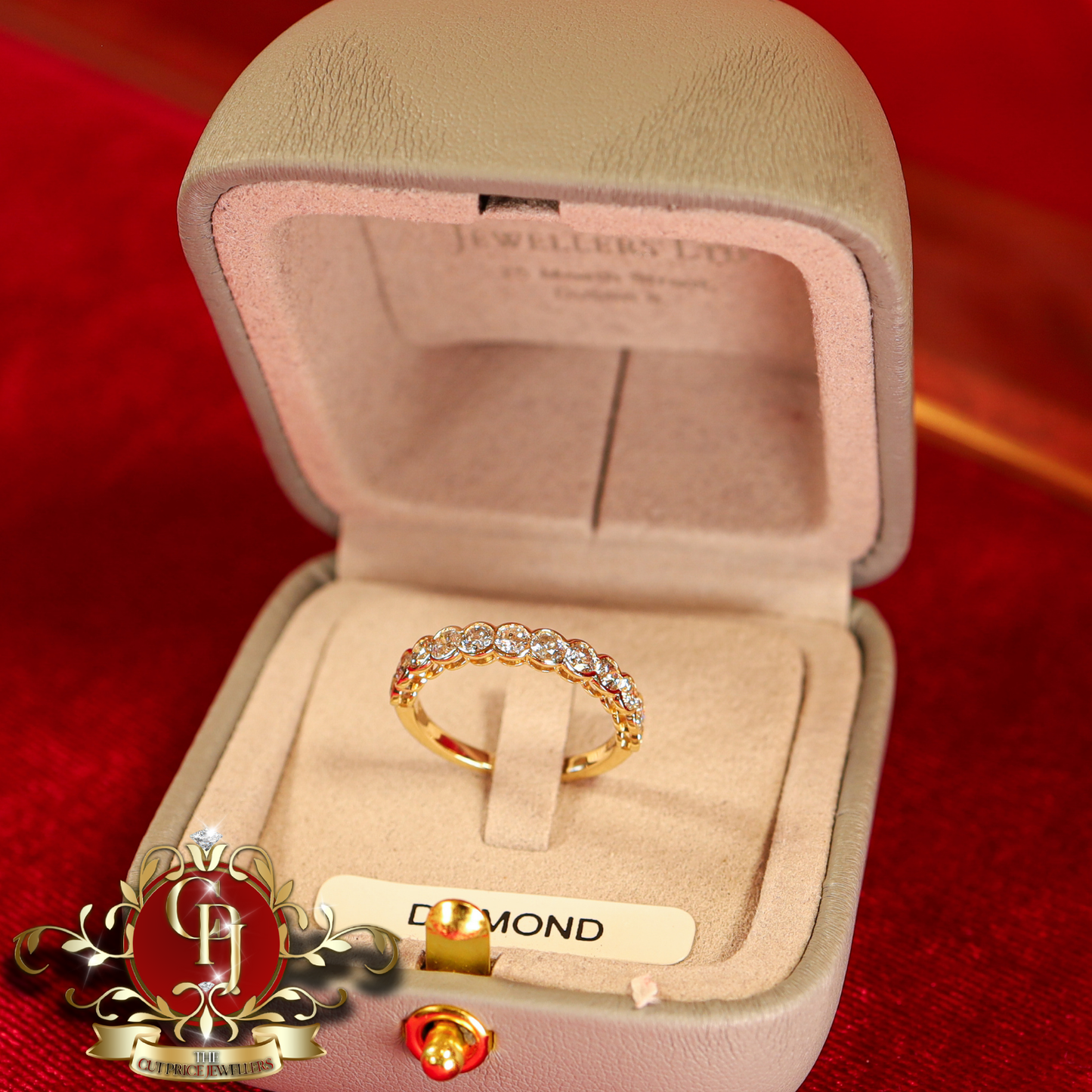 14ct Gold Ring with 1ct Genuine Diamonds | The Cut Price Jewellers