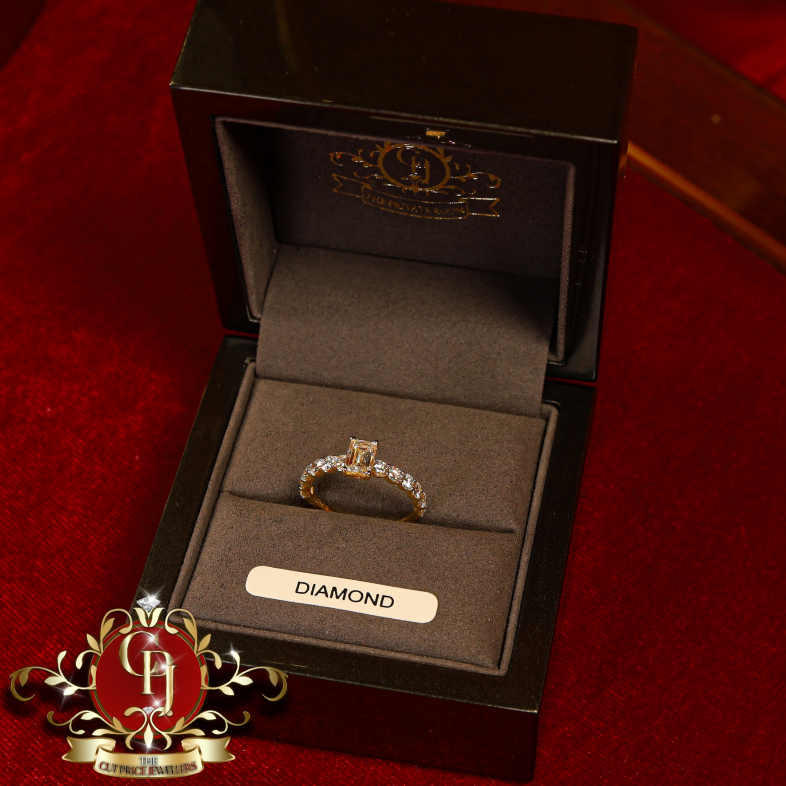 14ct Gold "Alira" Ring with 2ct Lab Grown Diamonds