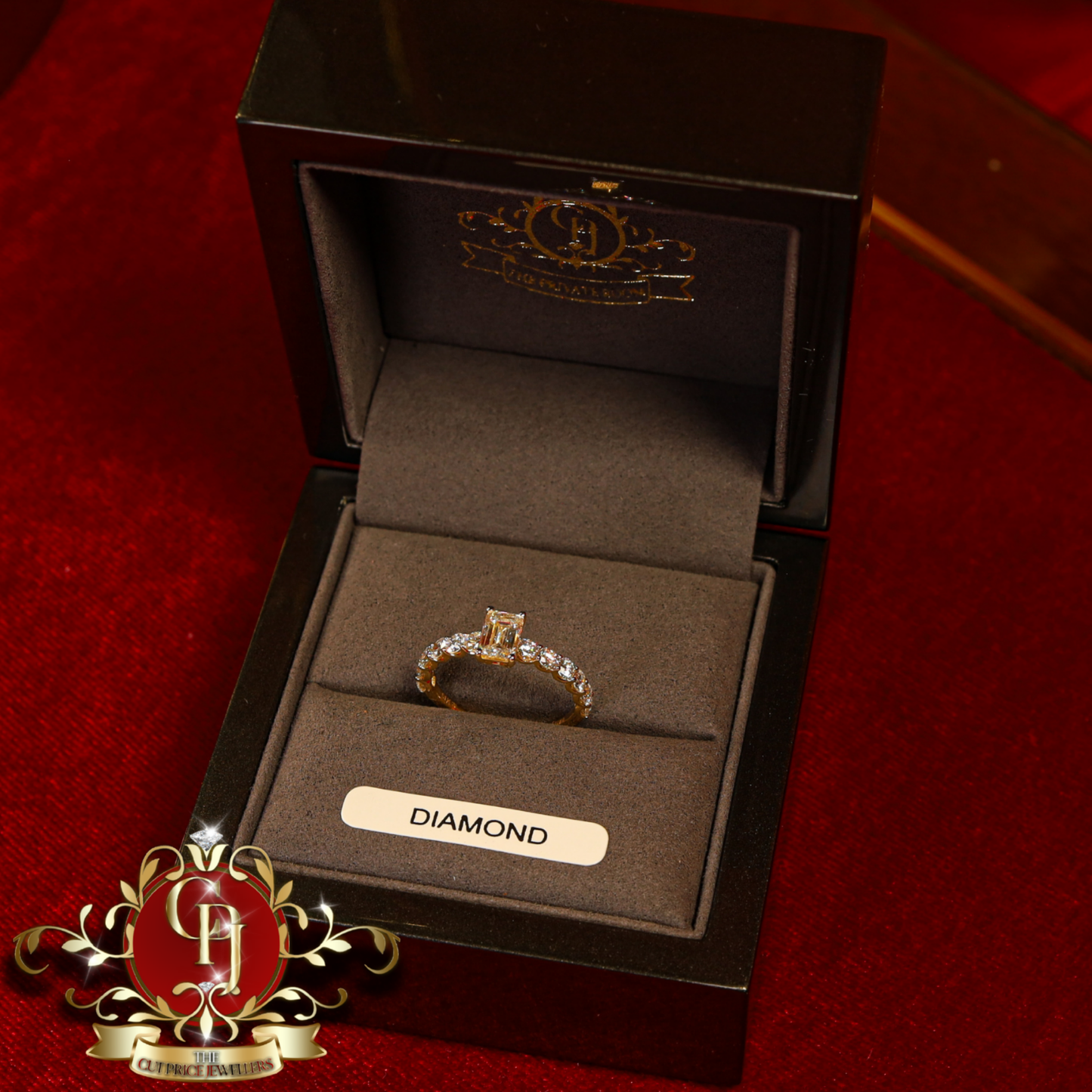 14ct Gold "Alira" Ring with 2ct Lab Grown Diamonds | The Cut Price Jewellers