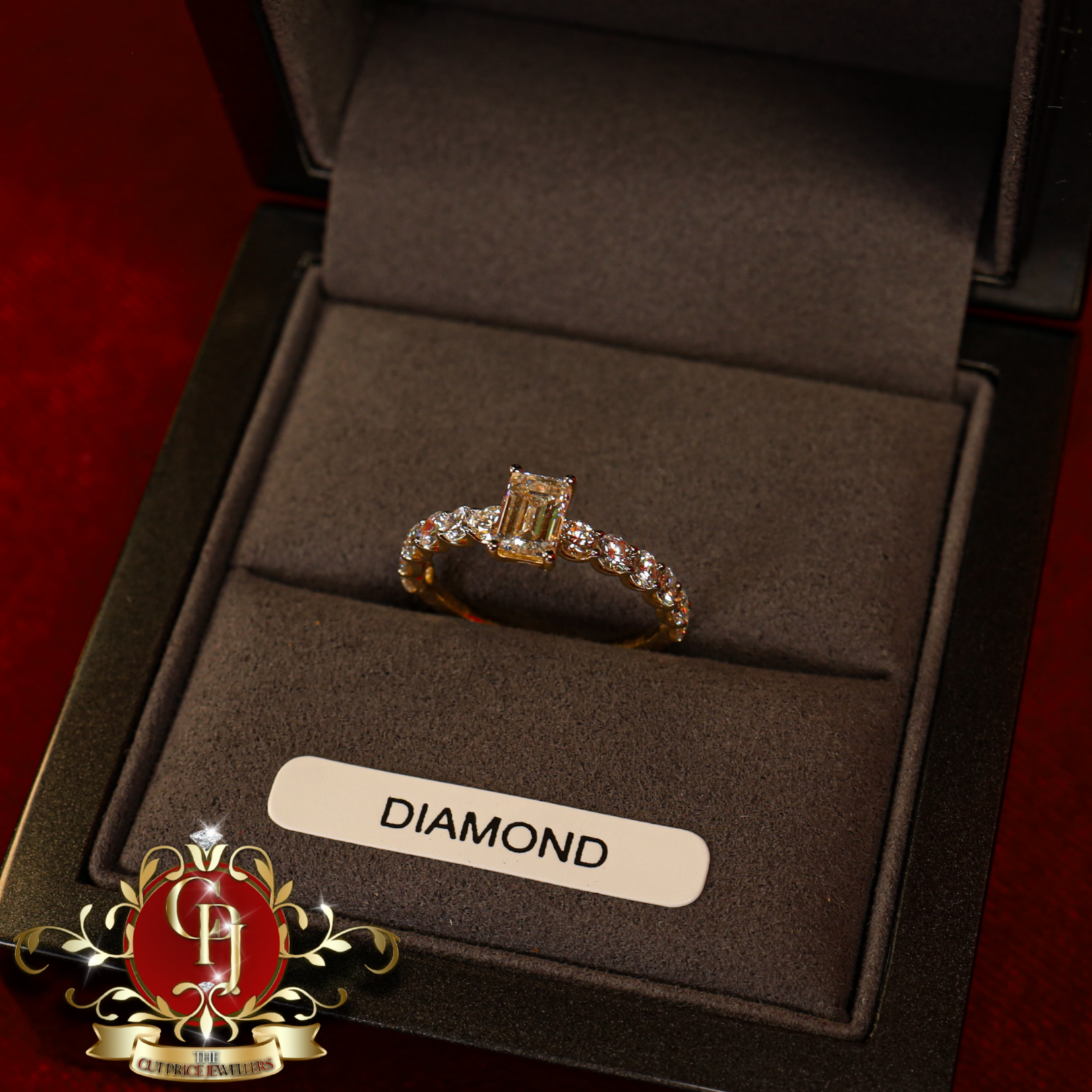14ct Gold "Alira" Ring with 2ct Lab Grown Diamonds