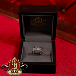 14ct White Gold Ring with 0.5ct Genuine Diamonds