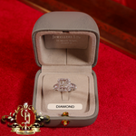 14ct White Gold Ring with 2ct Genuine Diamonds