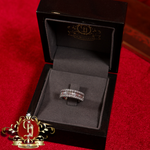 18ct White Gold Ring with 1.5ct Genuine Diamonds