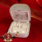 14ct White Gold Ring with 1ct Genuine Diamonds