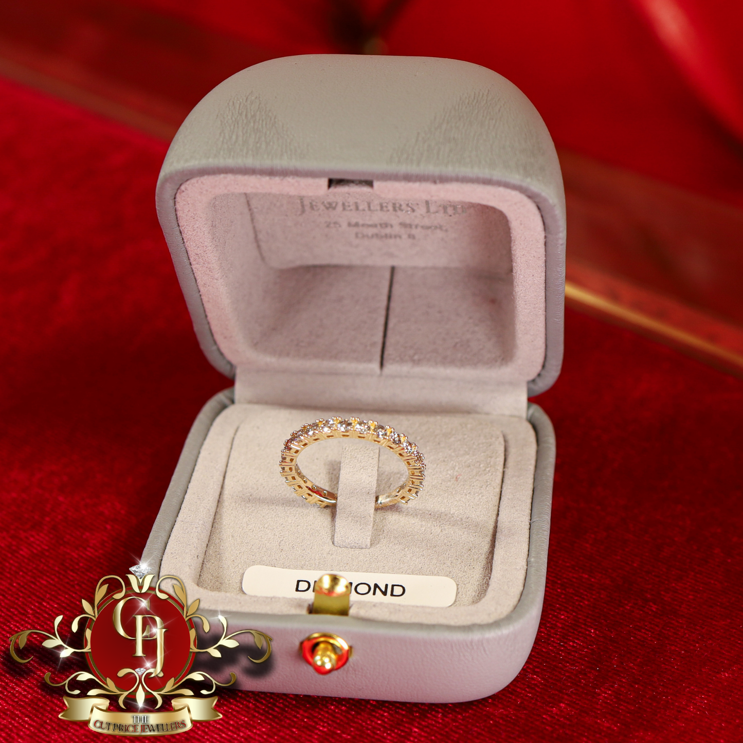 14ct Gold Ring with Genuine Diamonds | The Cut Price Jewellers