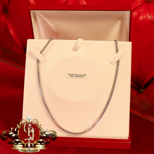 Sterling Silver Foxtail Chain | The Cut Price Jewellers