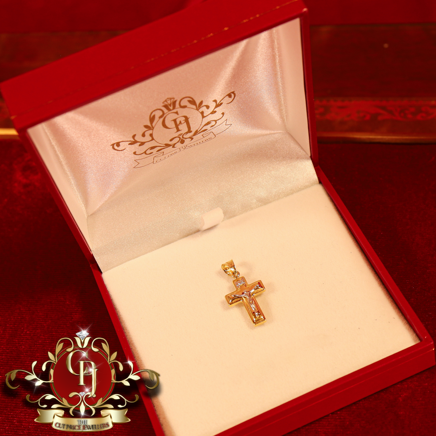 14ct Gold Crucifix | The Cut Price Jewellers
