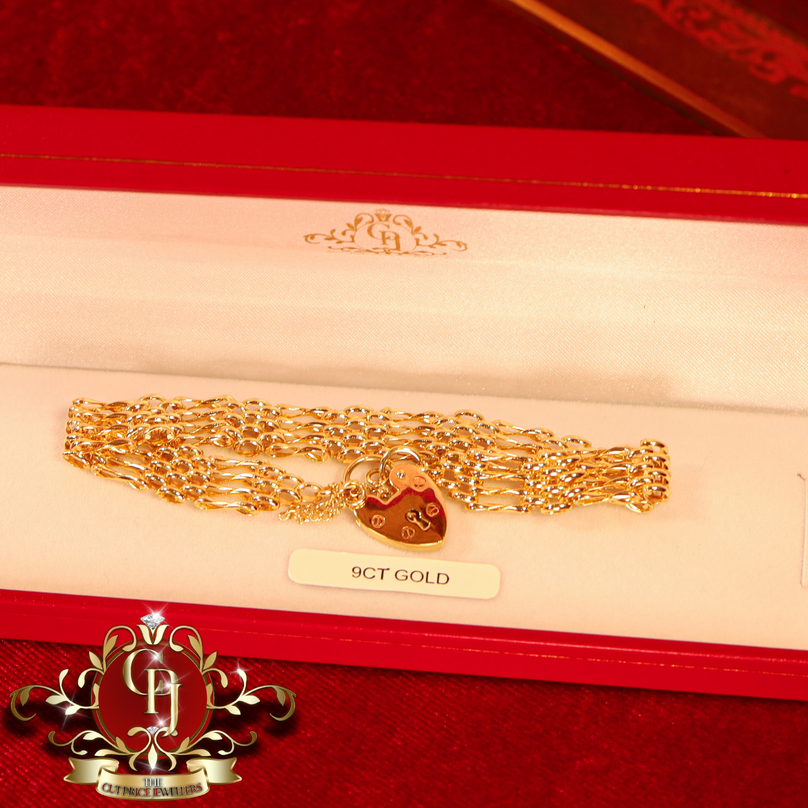 9ct Gold 4-Bar Bracelet