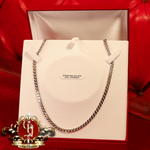 Sterling Silver Flat Curb Chain