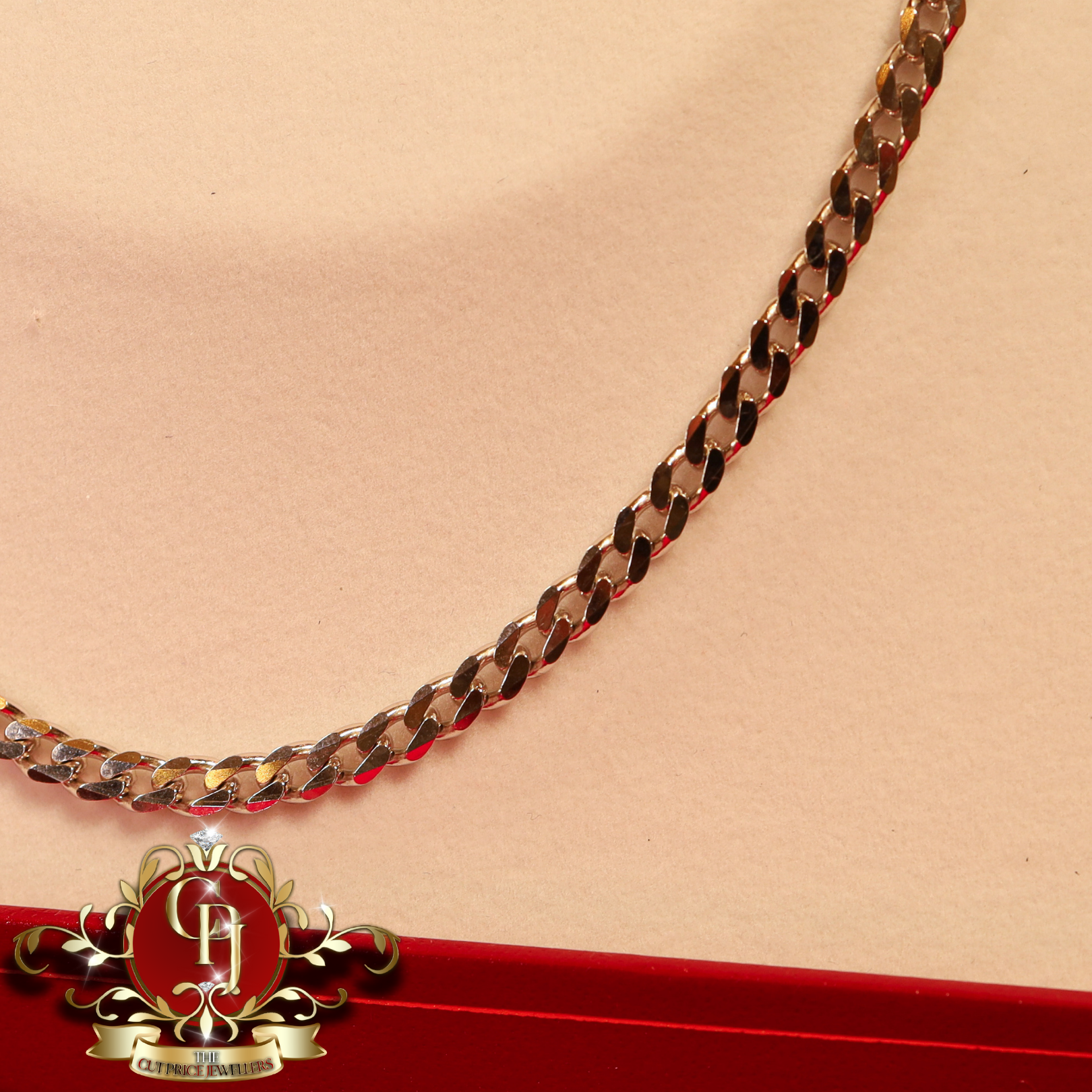 Sterling Silver Flat Curb Chain