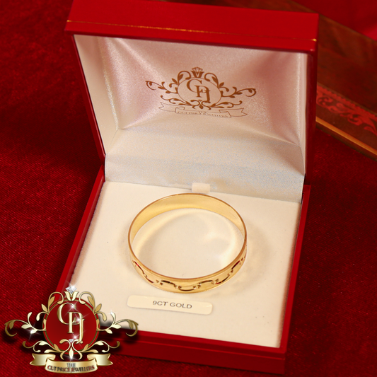Toddler 9ct Gold Bangle | The Cut Price Jewellers