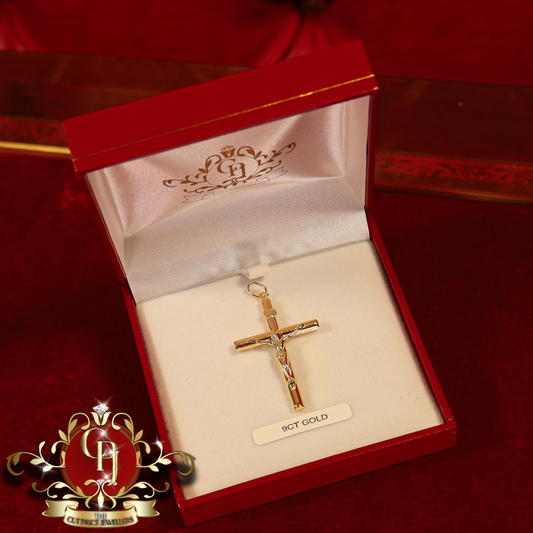 9ct Gold Crucifix | The Cut Price Jewellers