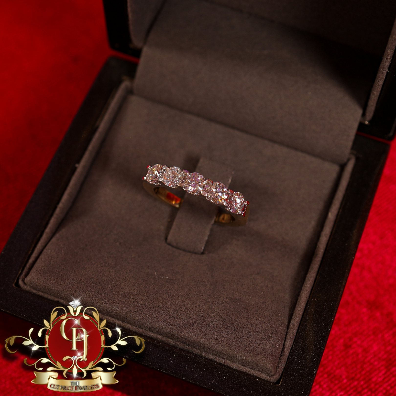 18ct Gold Ring with 1.61ct Lab Grown Diamonds