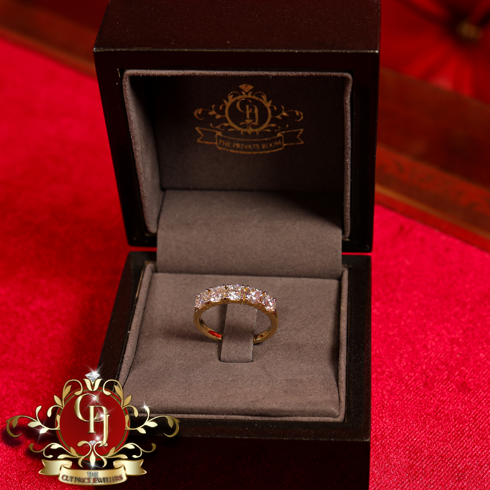 18ct Gold Ring with 2.06ct Lab Grown Diamonds
