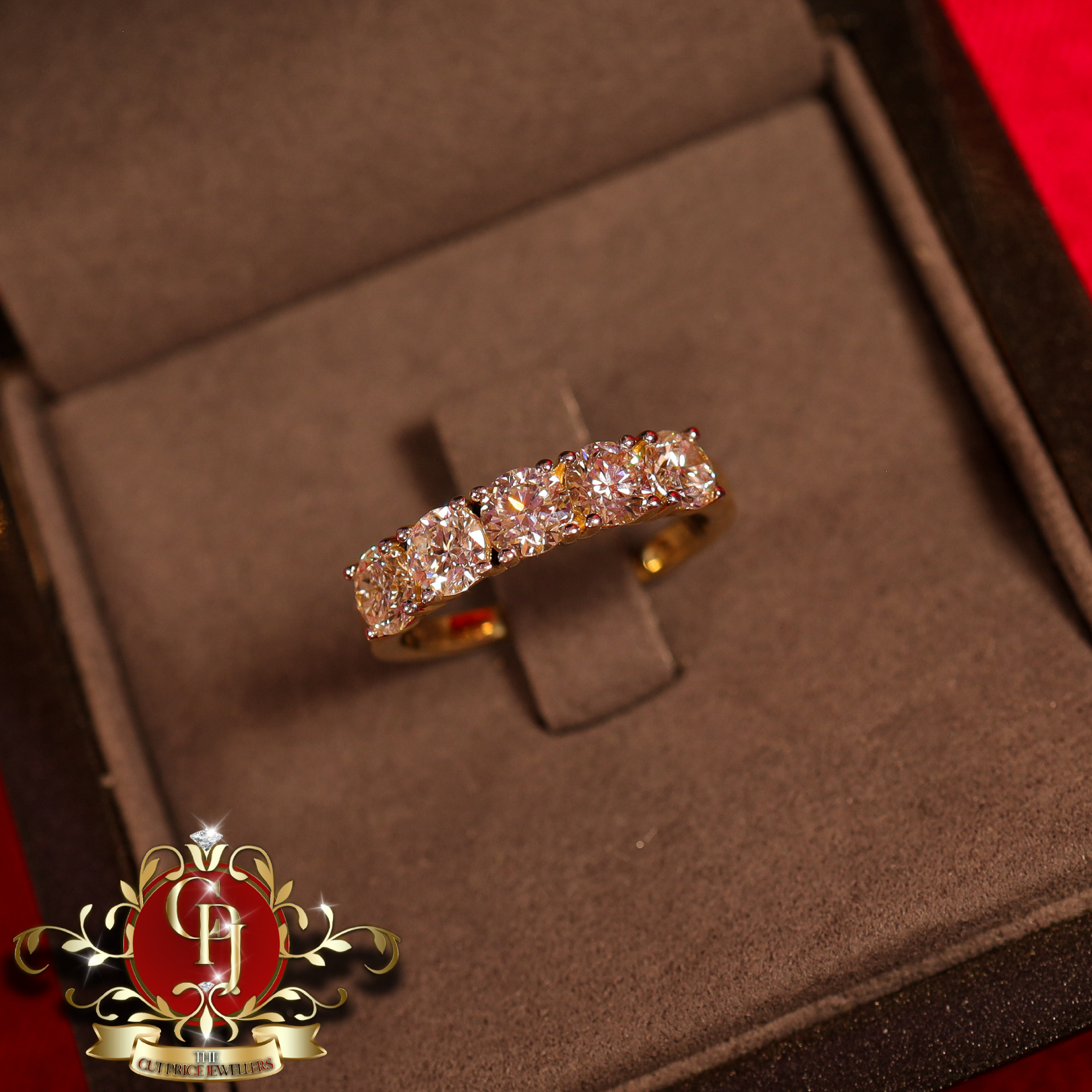 18ct Gold Ring with 2.06ct Lab Grown Diamonds