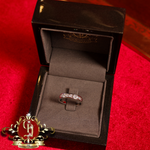 9ct White Gold Ring with 0.57ct Lab Grown Diamonds