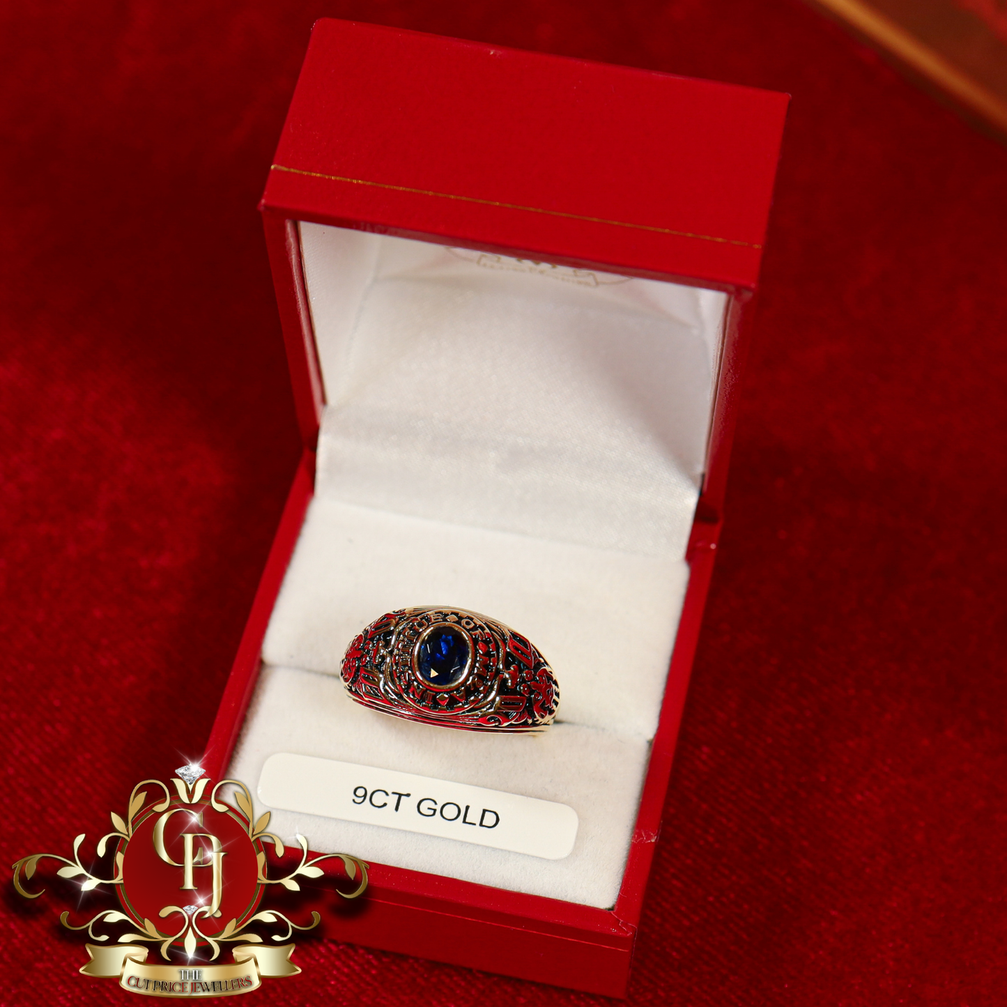 9ct Gold College Ring | The Cut Price Jewellers