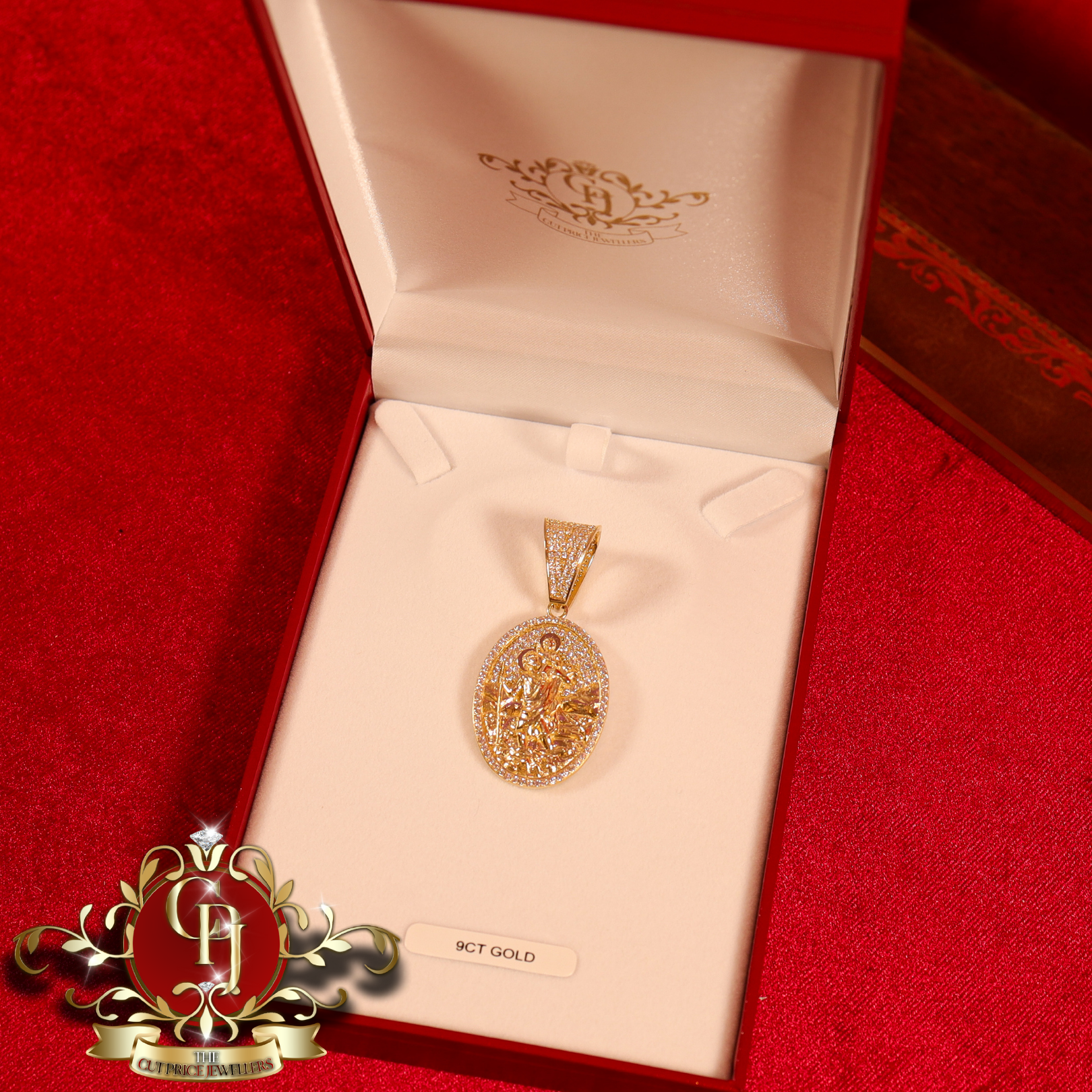 9ct Gold St. Christopher Pendant