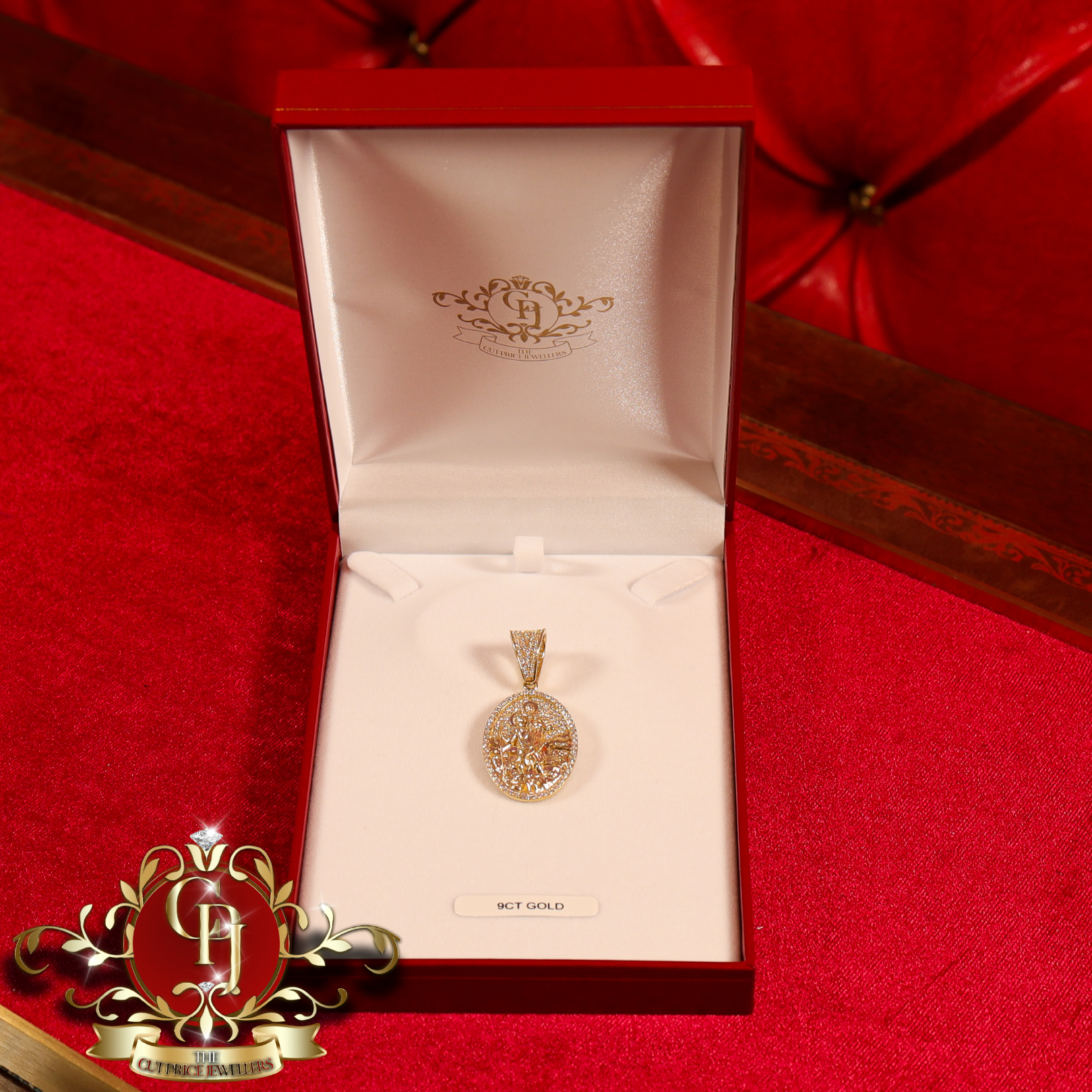 9ct Gold St. Christopher Pendant