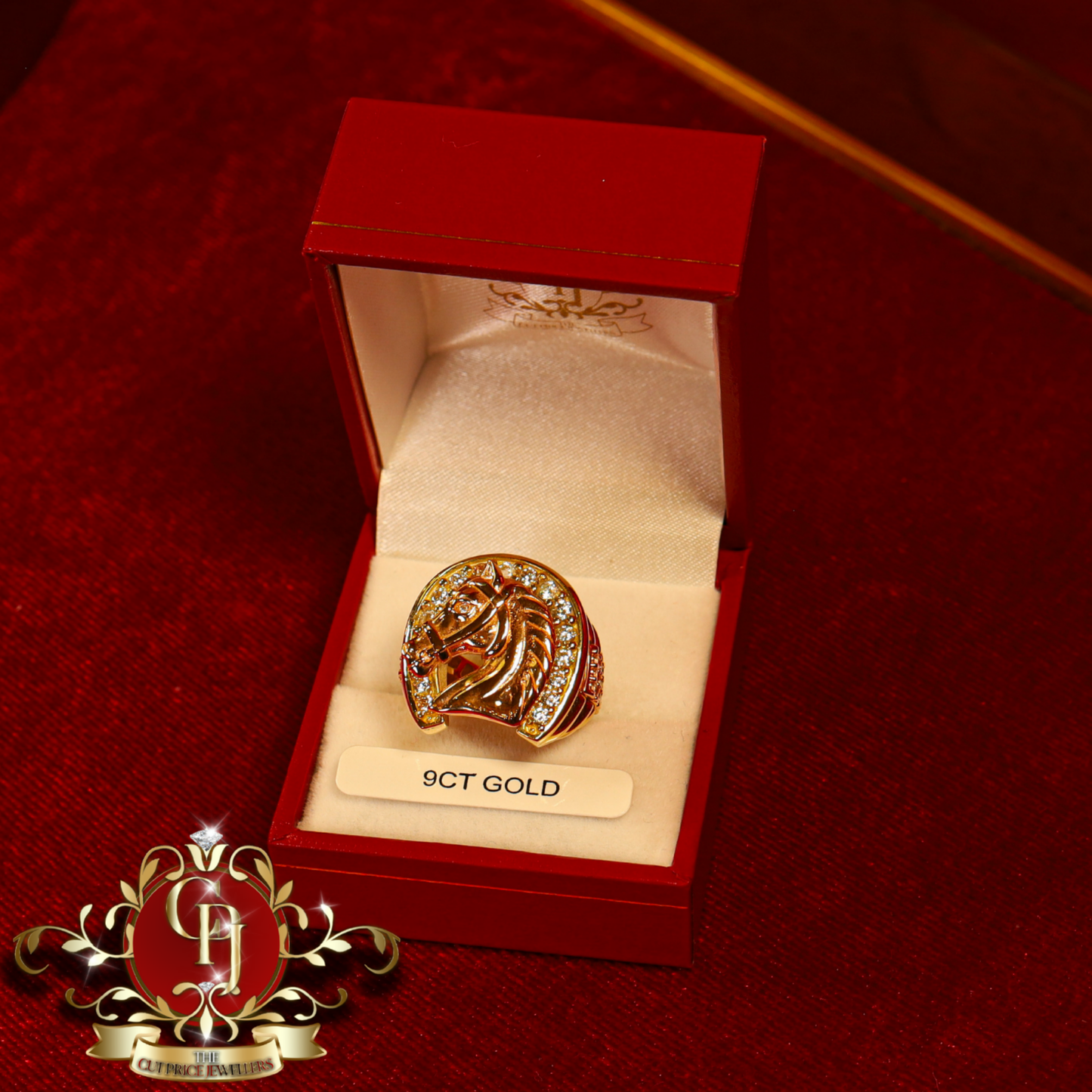 9ct Gold Children's Horse Ring | The Cut Price Jewellers