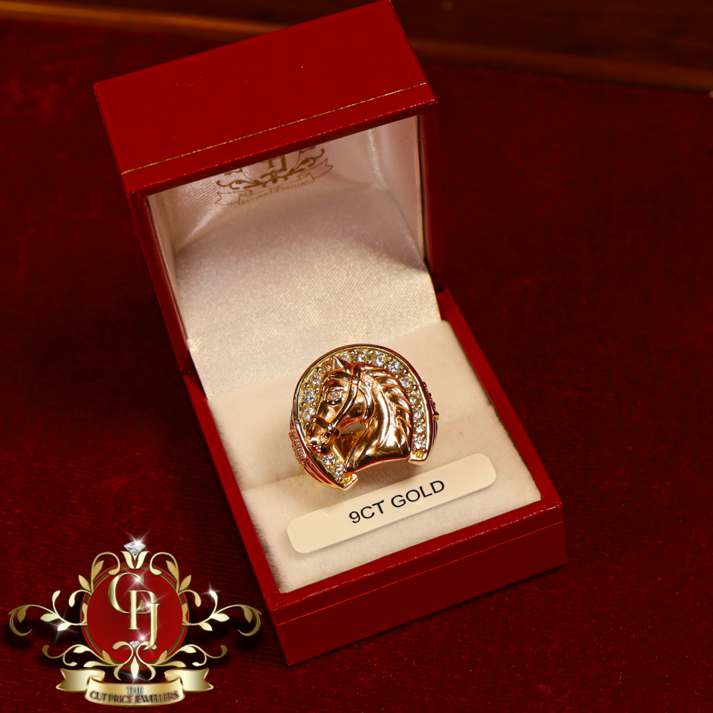 9ct Gold Children's Horse Ring | The Cut Price Jewellers