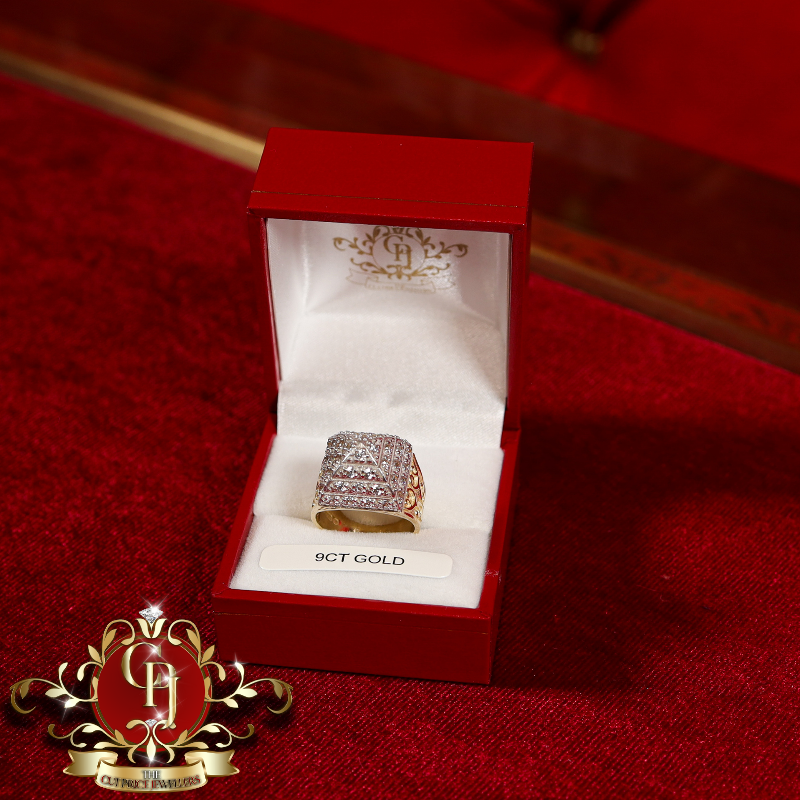 9ct Gold Children's Pyramid Ring