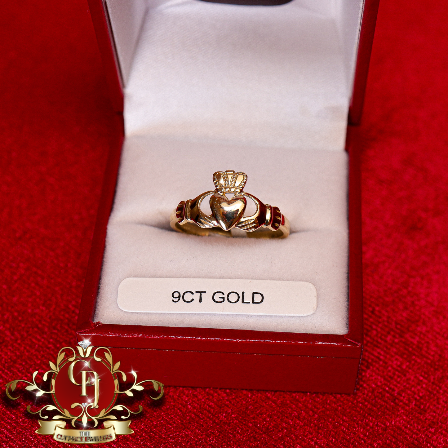 9ct Claddagh Ring | The Cut Price Jewellers