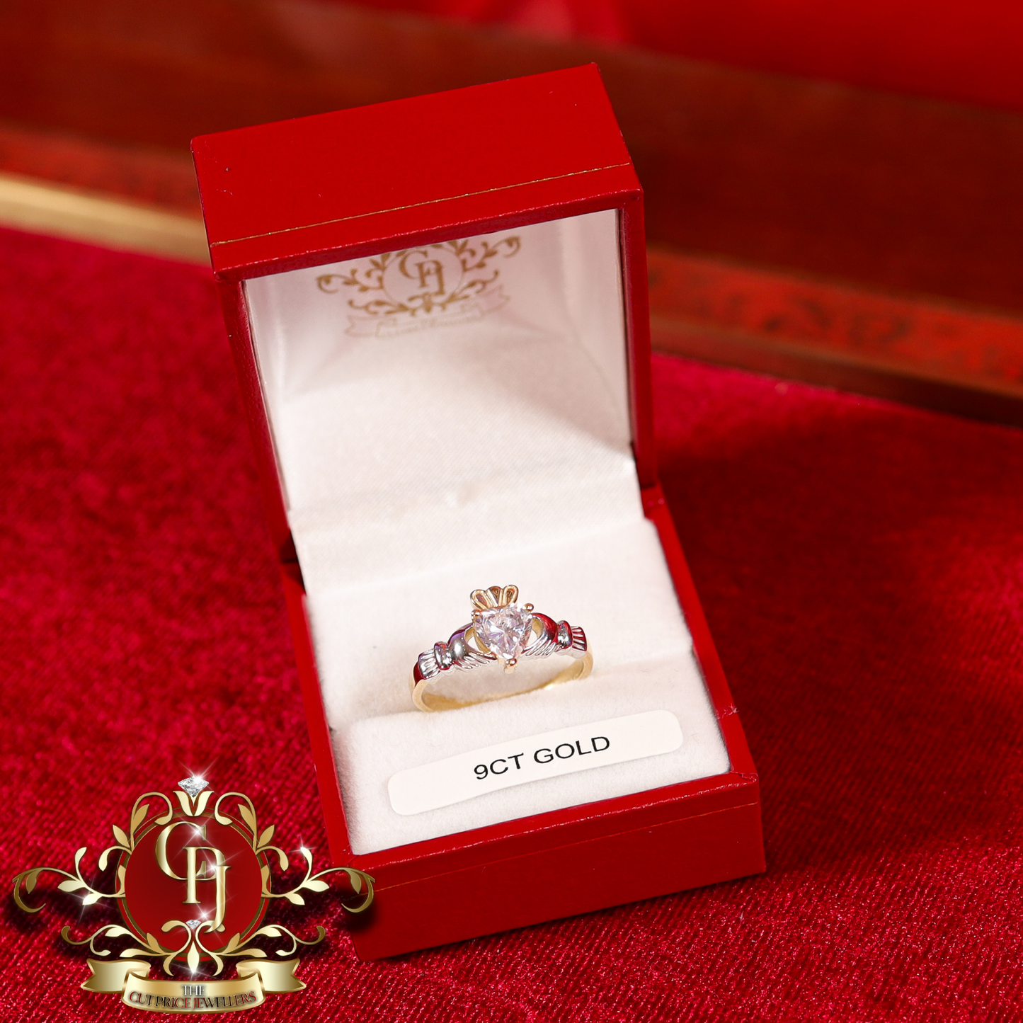 9ct Claddagh Ring | The Cut Price Jewellers