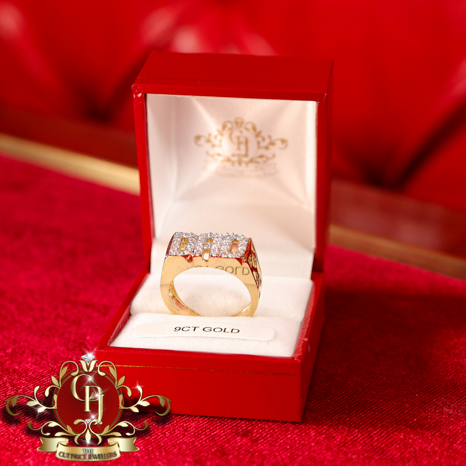 9ct Gold DAD Ring