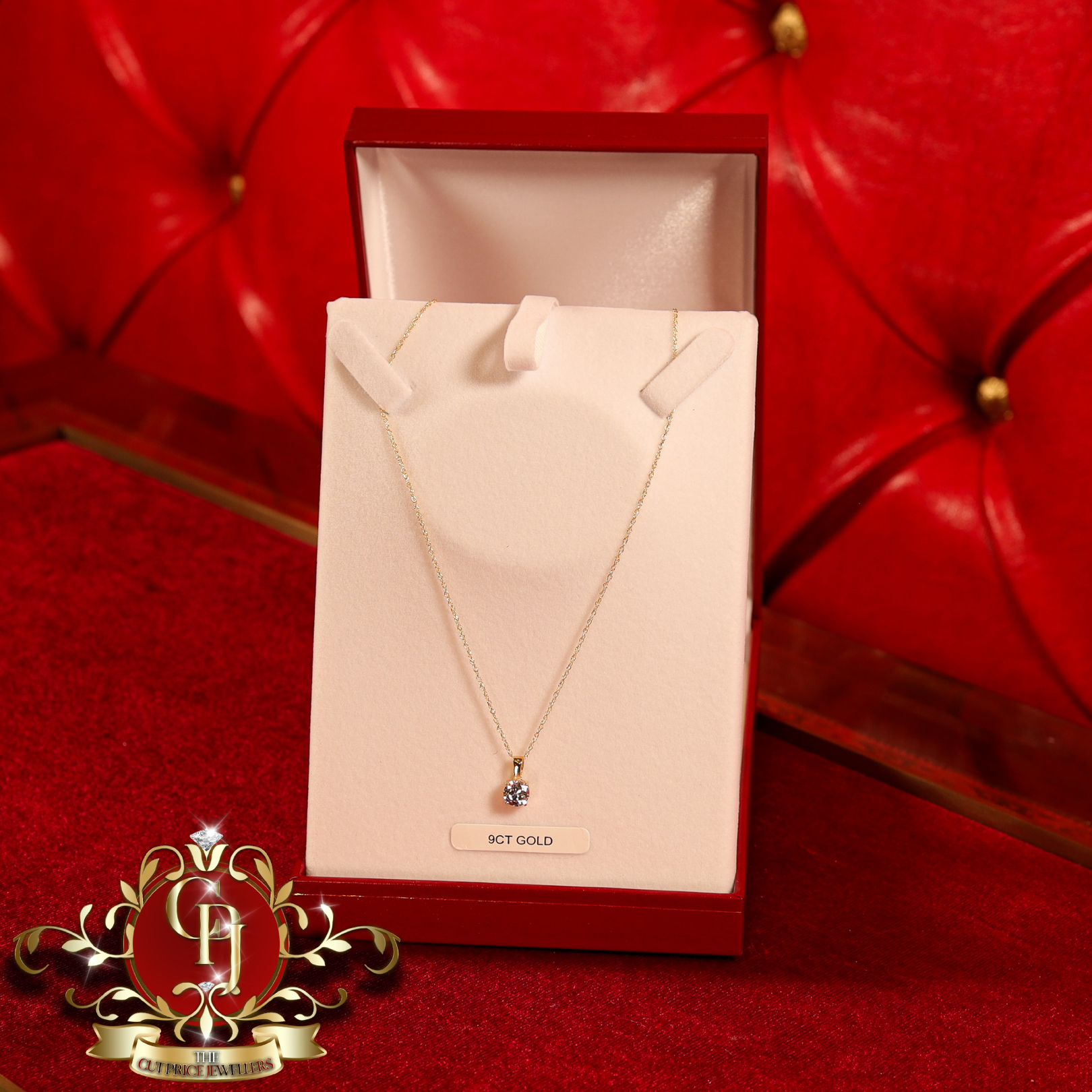 9ct Gold Destiny Chain with Cubic Zirconia