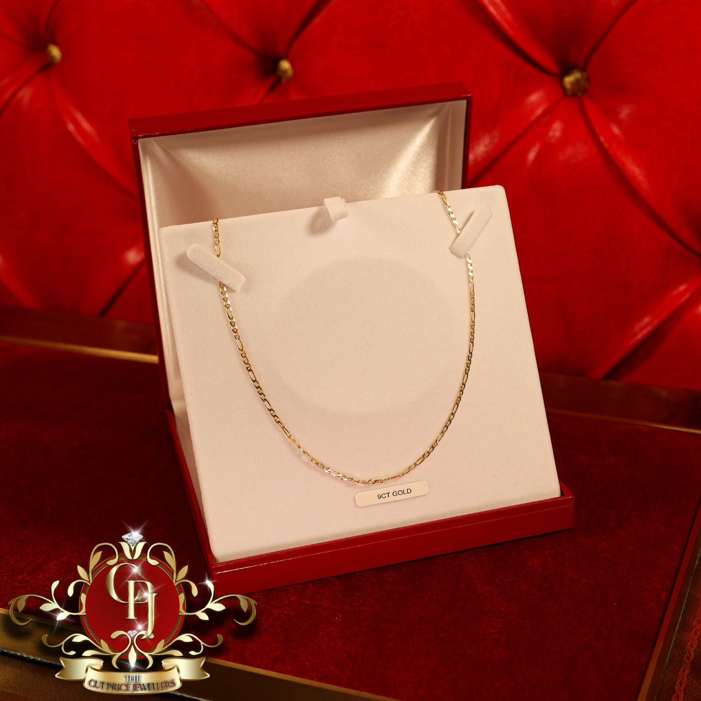 9ct Gold Figaro Chain | The Cut Price Jewellers