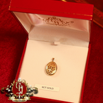 9ct Gold Floral Locket