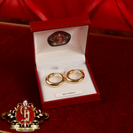 9ct "Taylor" Hoop Earrings