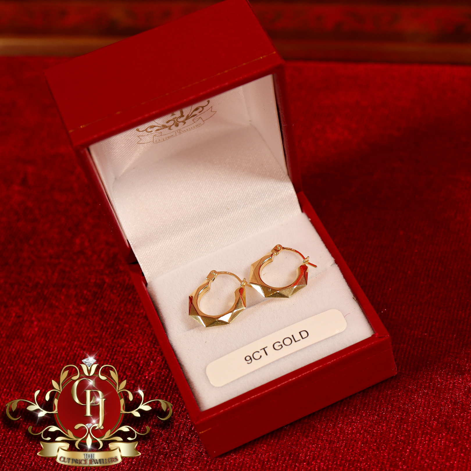9ct Gold Hoops
