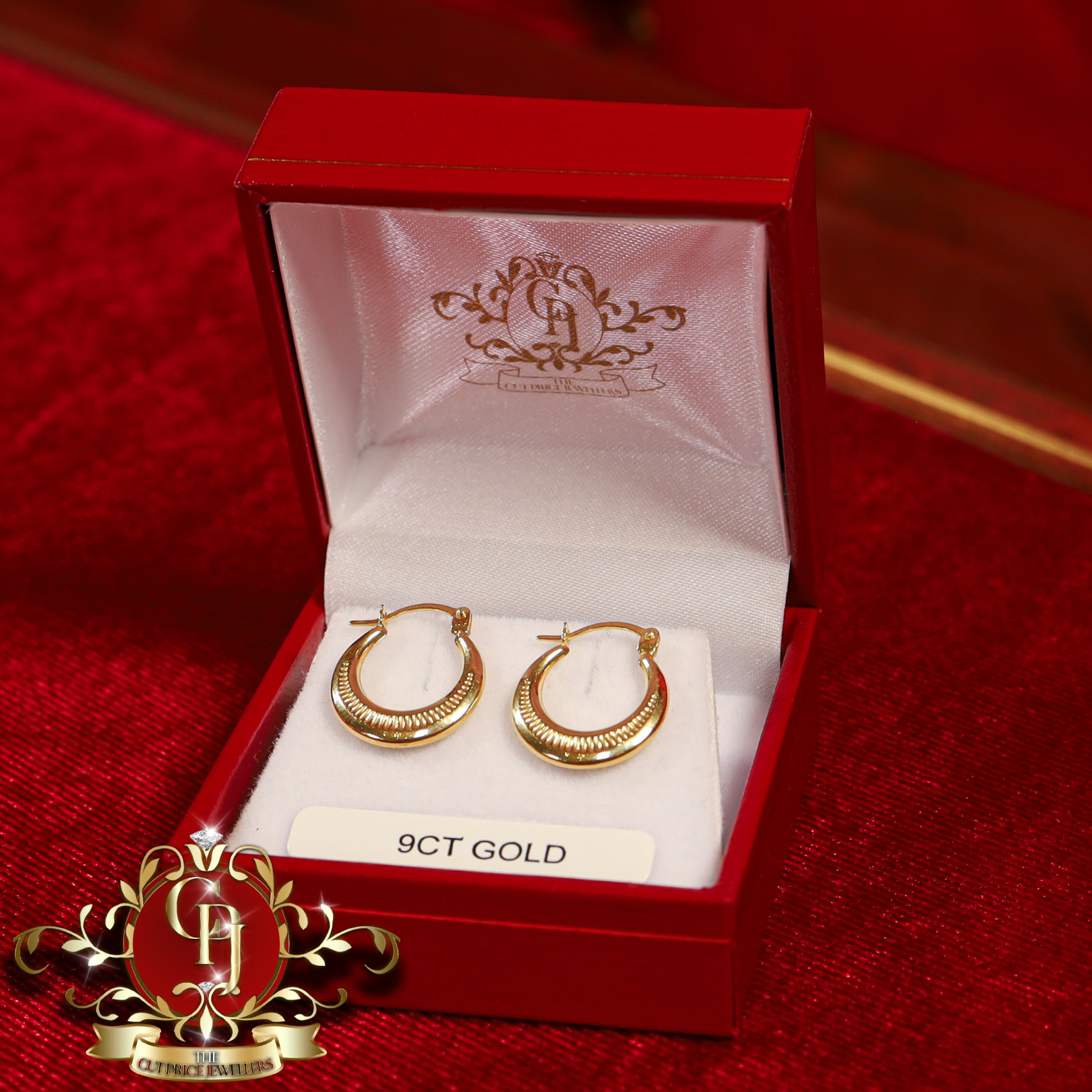 9ct Gold Hoops