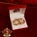 9ct "Jessica" Twist Hoop Earrings