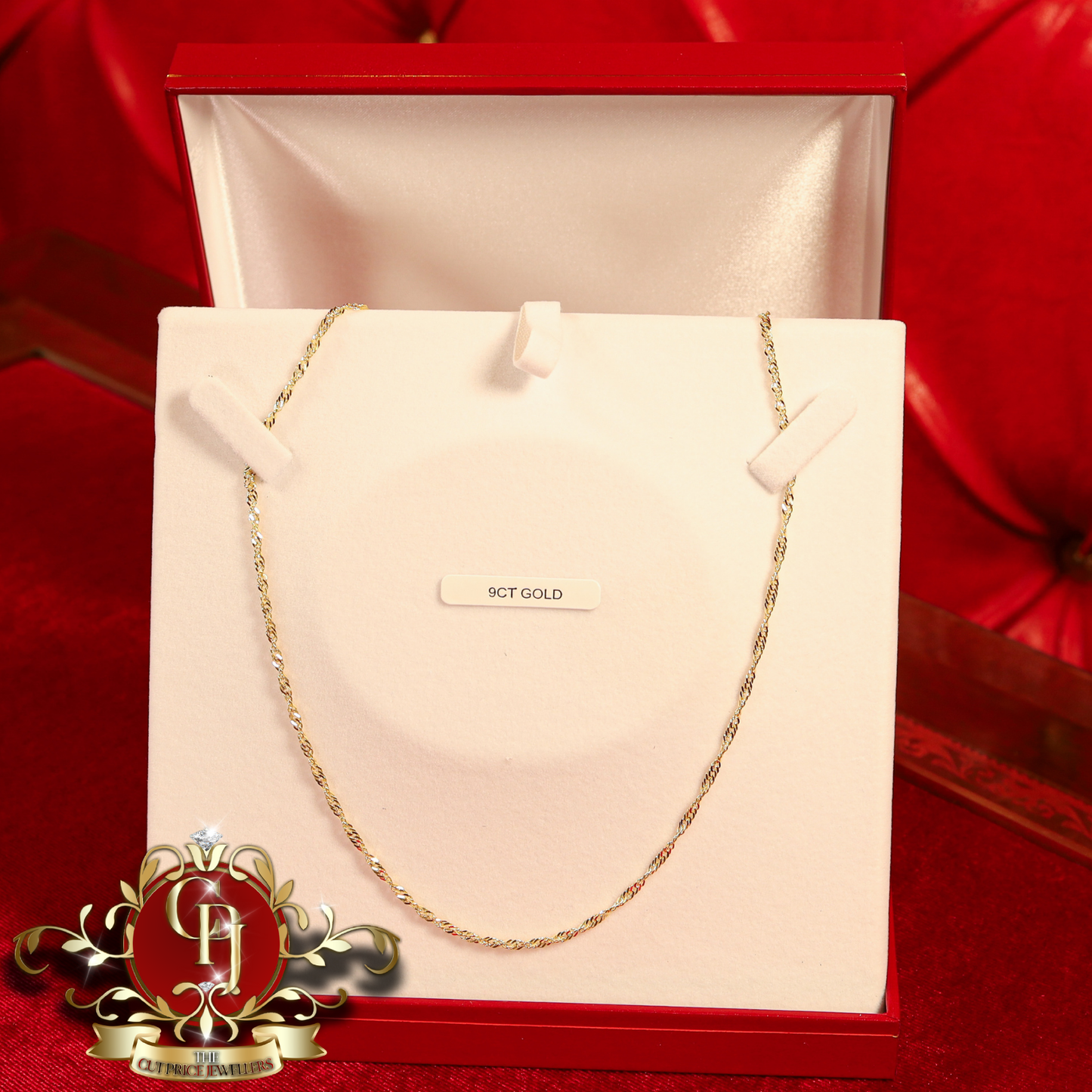 9ct Gold Prince of Wales Chain | The Cut Price Jewellers