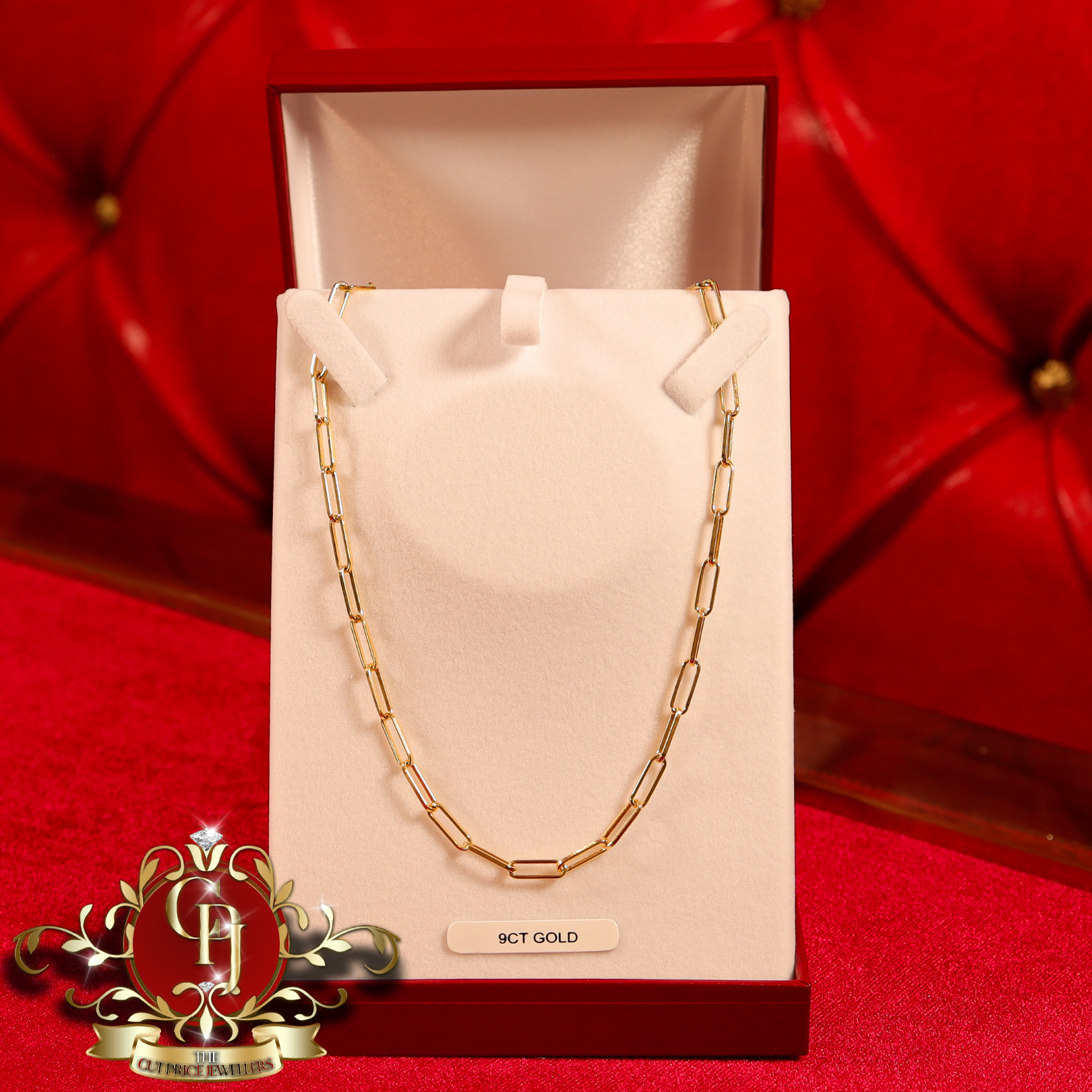 9ct Gold Paperlink Chain