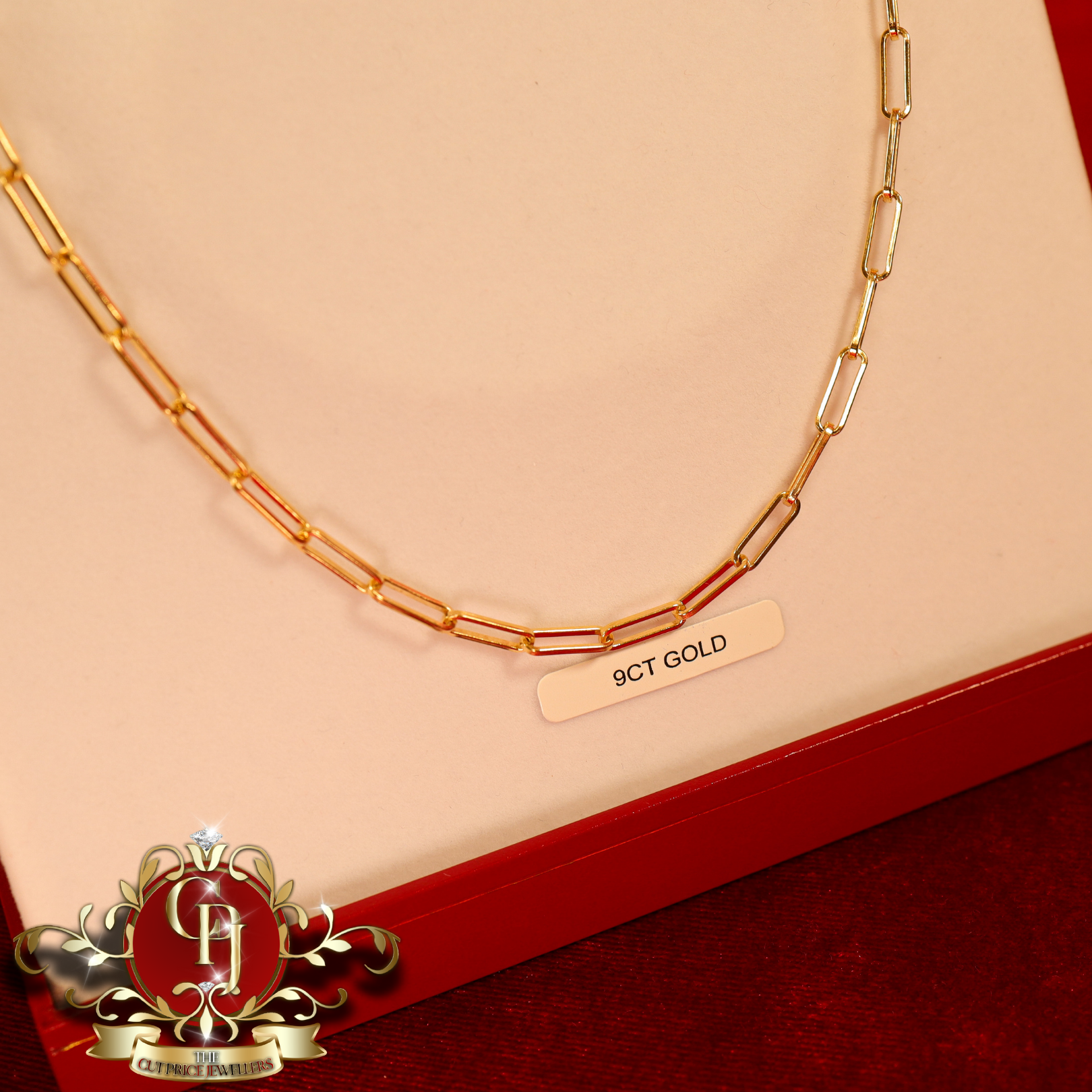 9ct Gold Paperlink Chain