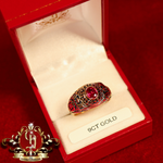 9ct Gold College Ring