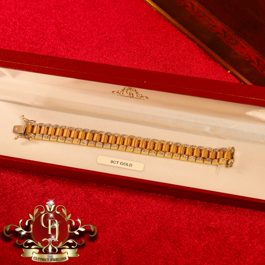 The "Rolex" Inspired 9ct Gold Kids Bracelet | The Cut Price Jewellers